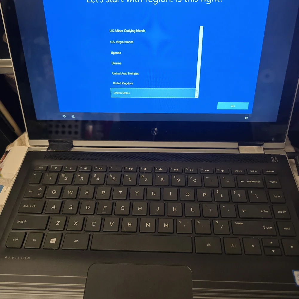 HP Pavilion X360 Laptop